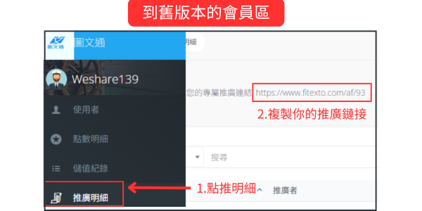 聯盟行銷推廣鏈接獲取教學 - 舊版會員區操作步驟